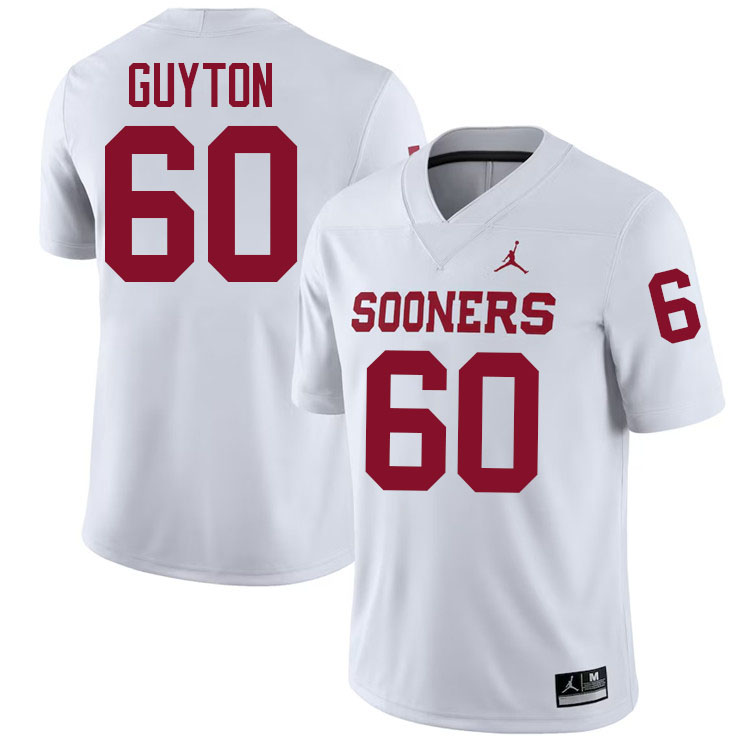 Tyler Guyton Oklahoma Sooners Jersey,Oklahoma Sooners Football Uniforms,Jersey-White